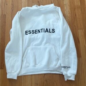 Fear of God Essentials White Men's Hoodie